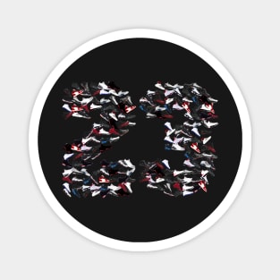 Sneakers Collage no. 23 - Pixelated ! Magnet